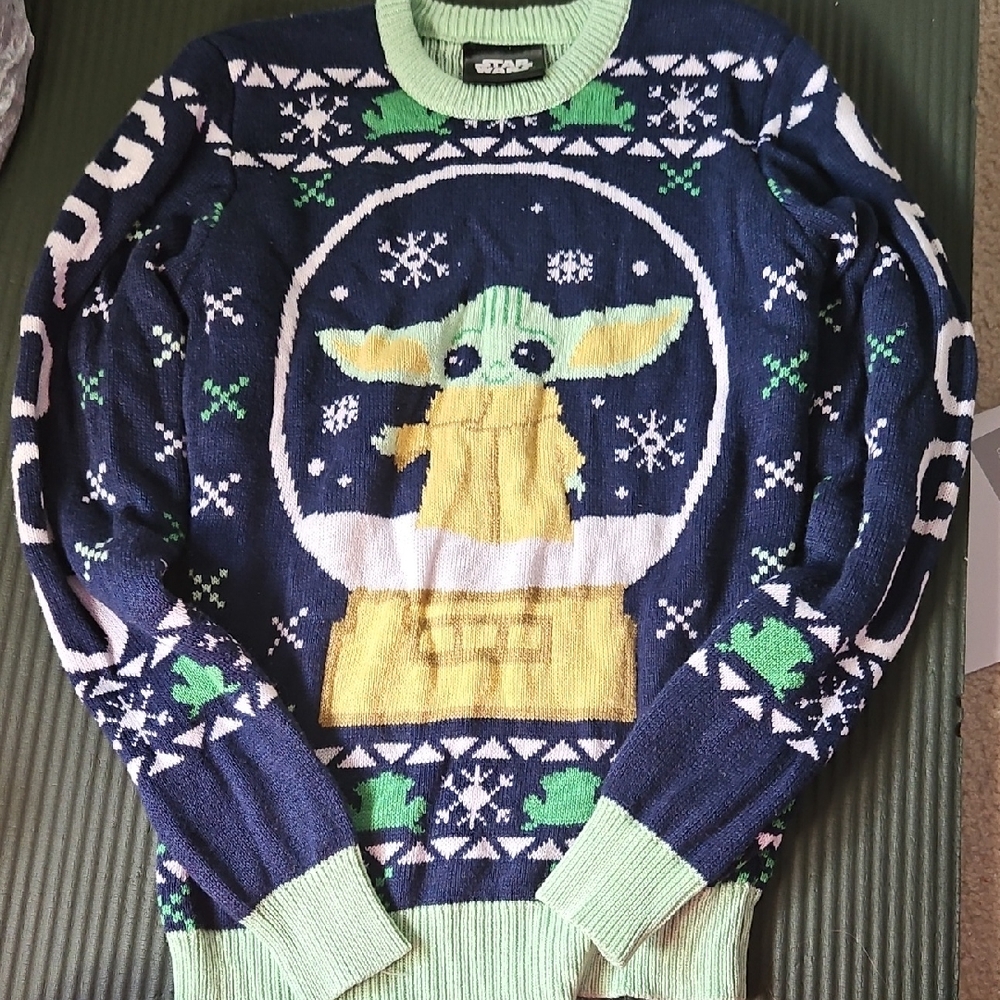Star Wars Mandalorian Grogu Christmas Sweater